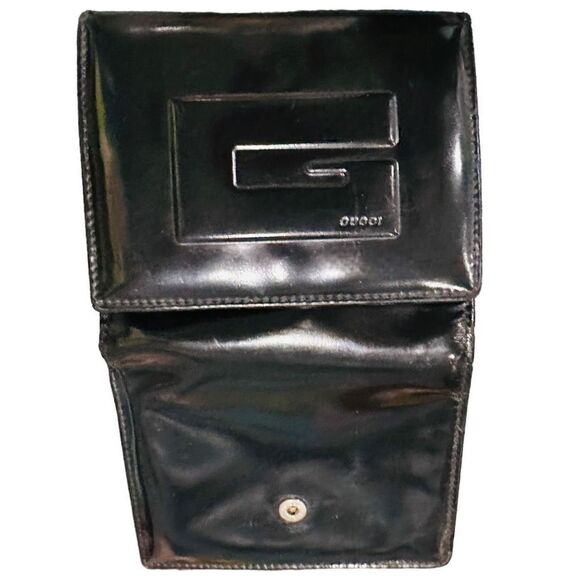 GUCCI Patent Leather Wallet w/ COA - Picture 1 of 11